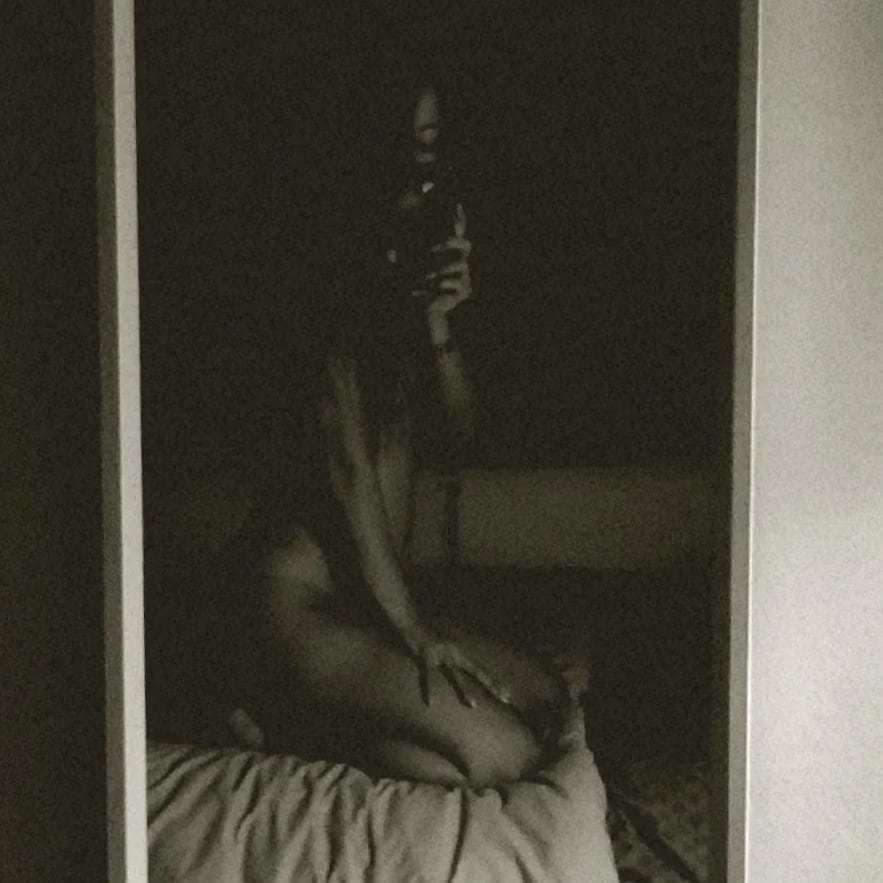 In the mirror