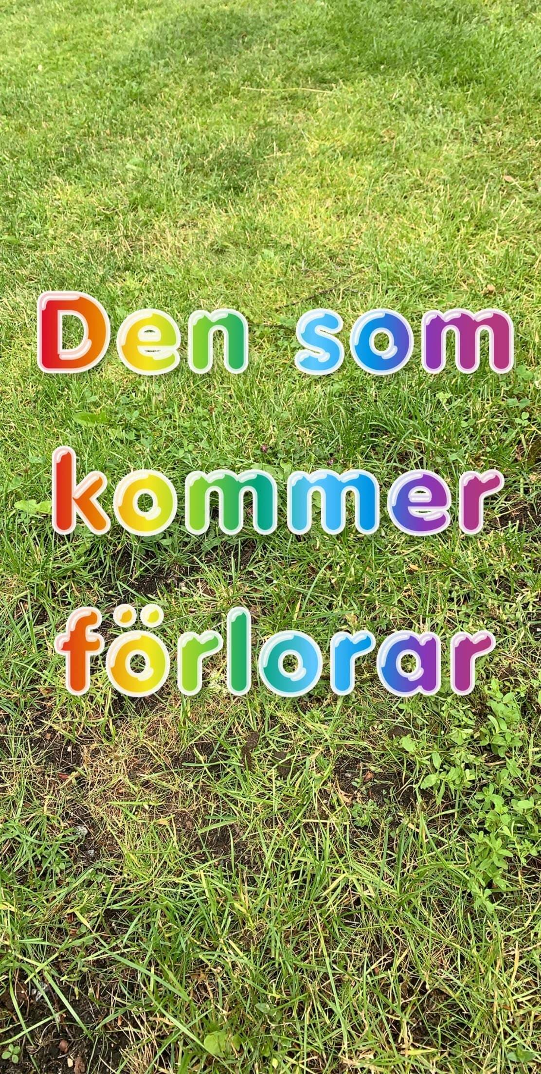 Den som kommer förlorar