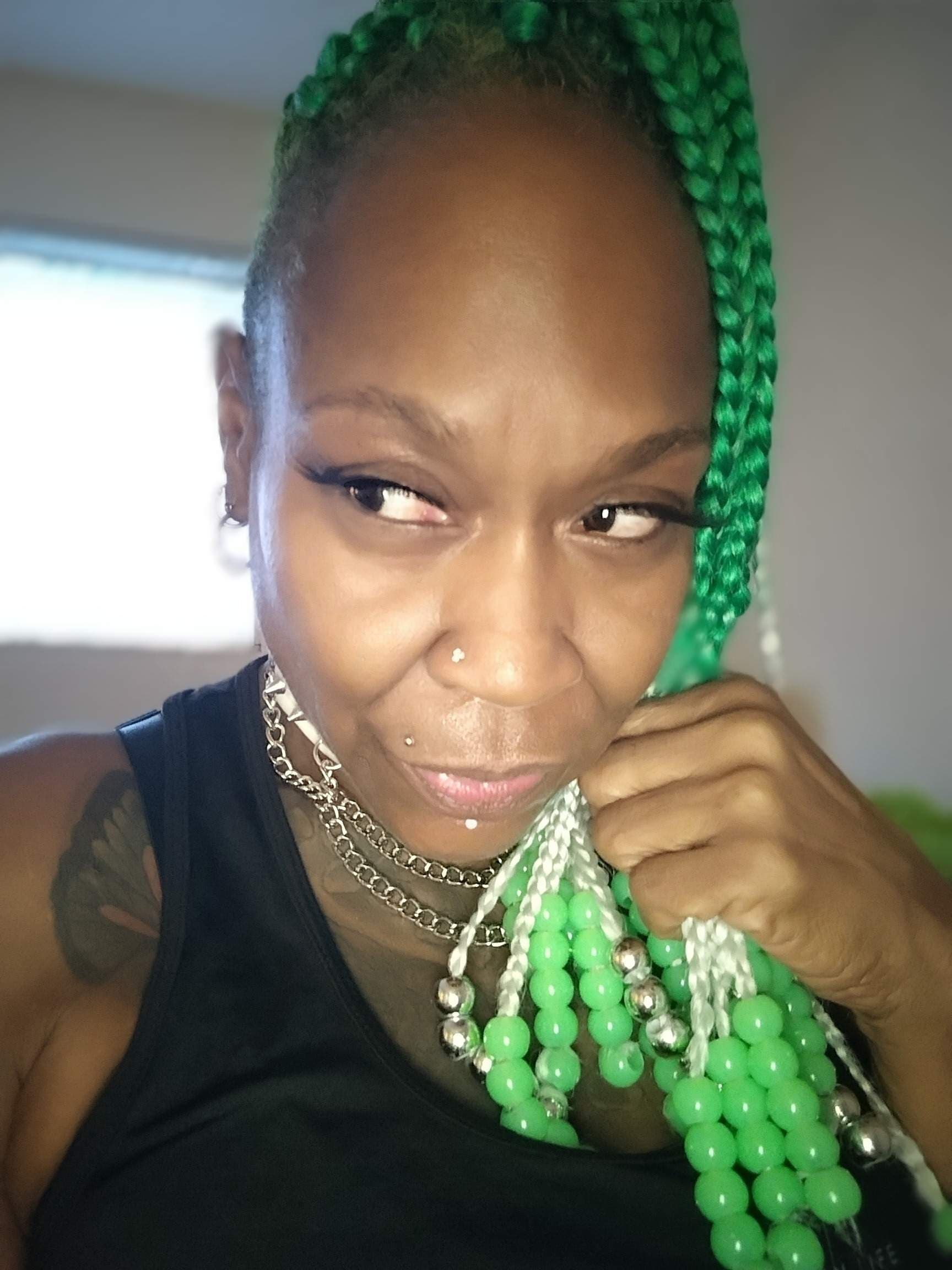 Blu Lace Throat Queen