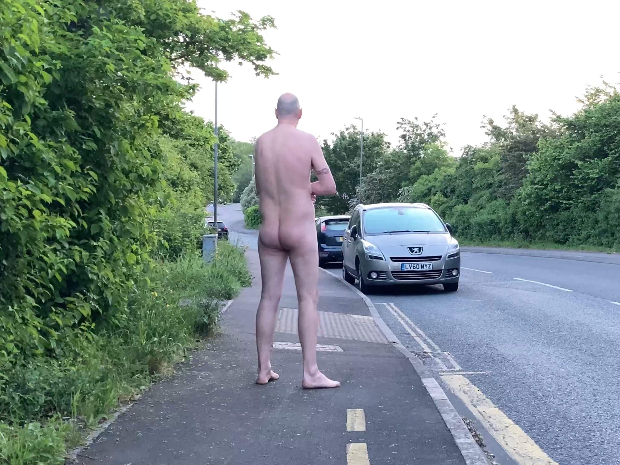 Nude In Public Guy