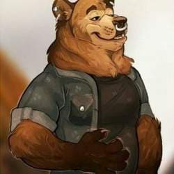 Alex the fluffy bear