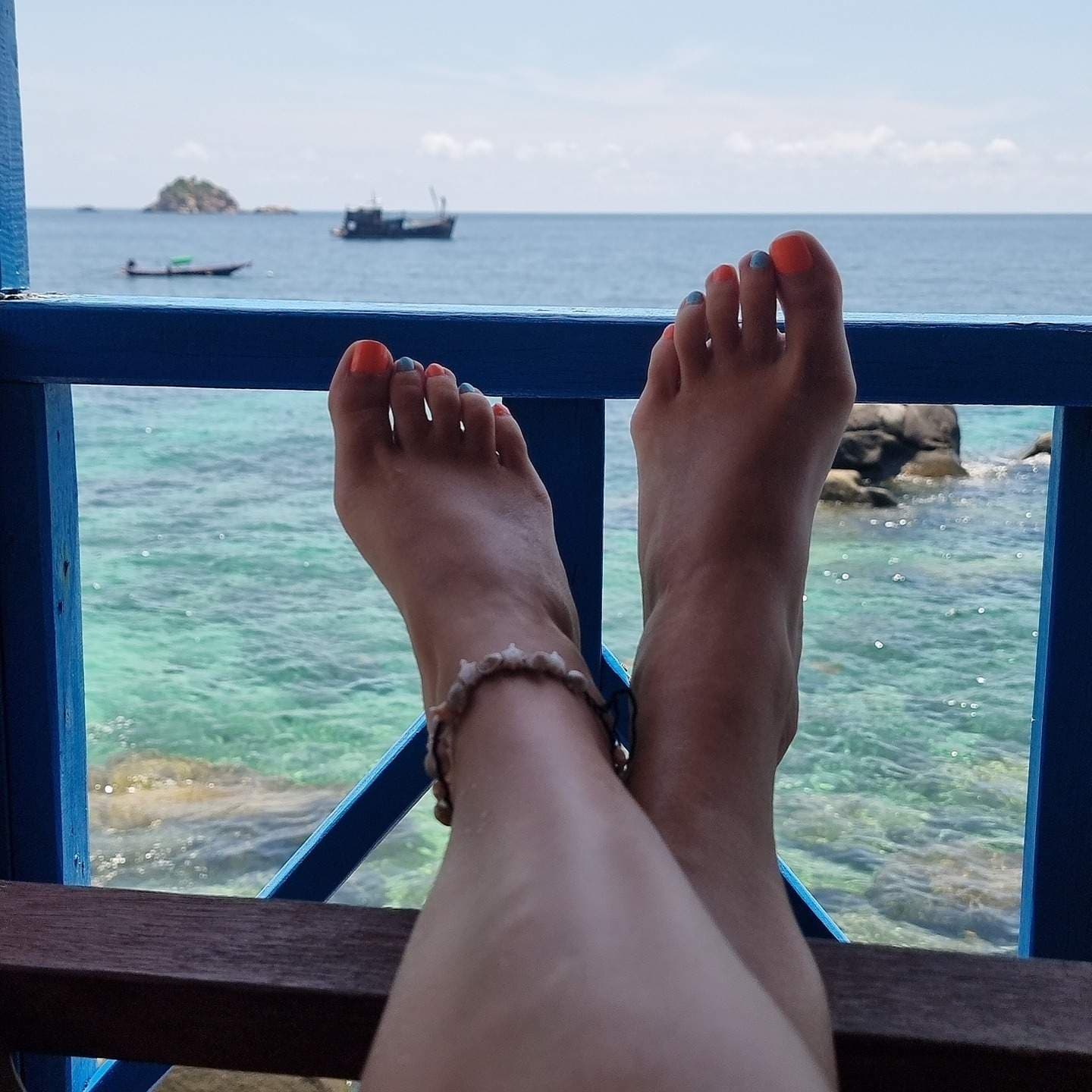 Bare feet mermaid