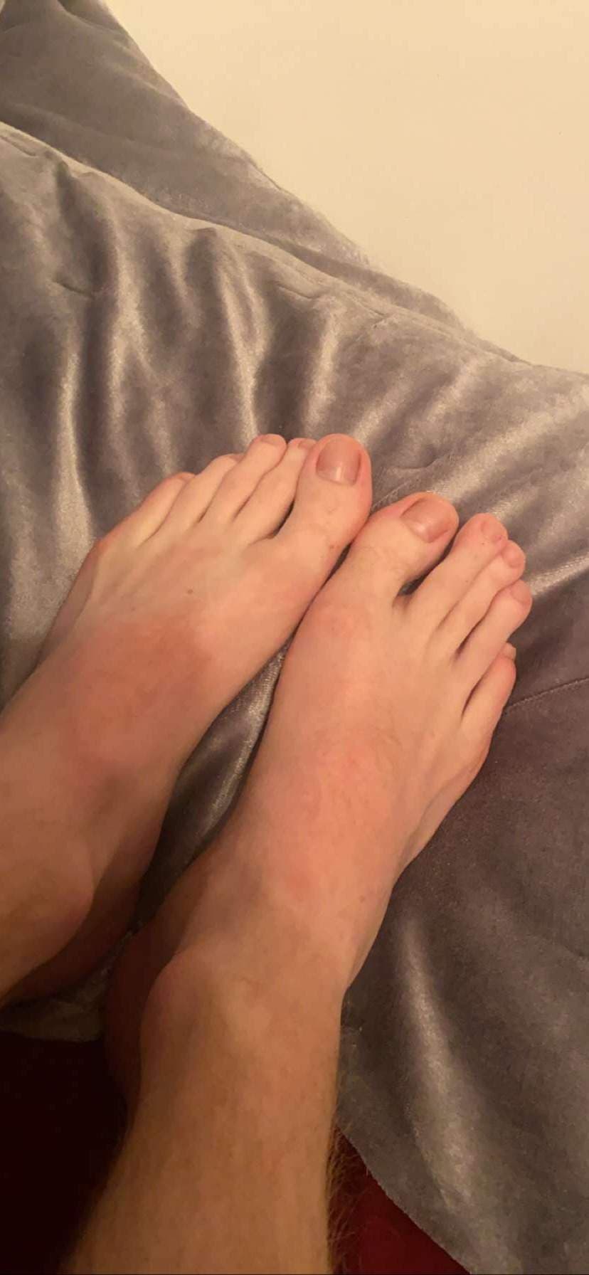 Daddy’s hard working feet