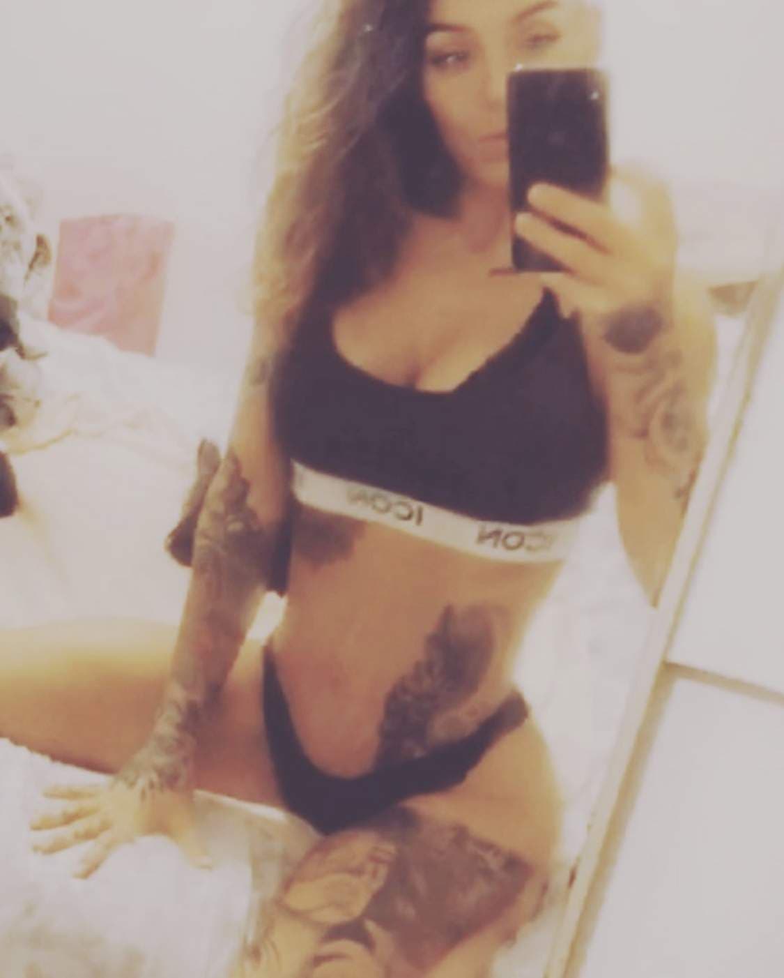 Unique petite and tattooed