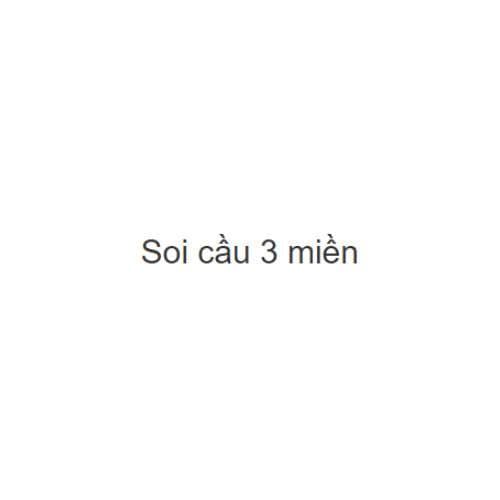 Soi cầu 3 miền