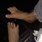 Toes and lotion