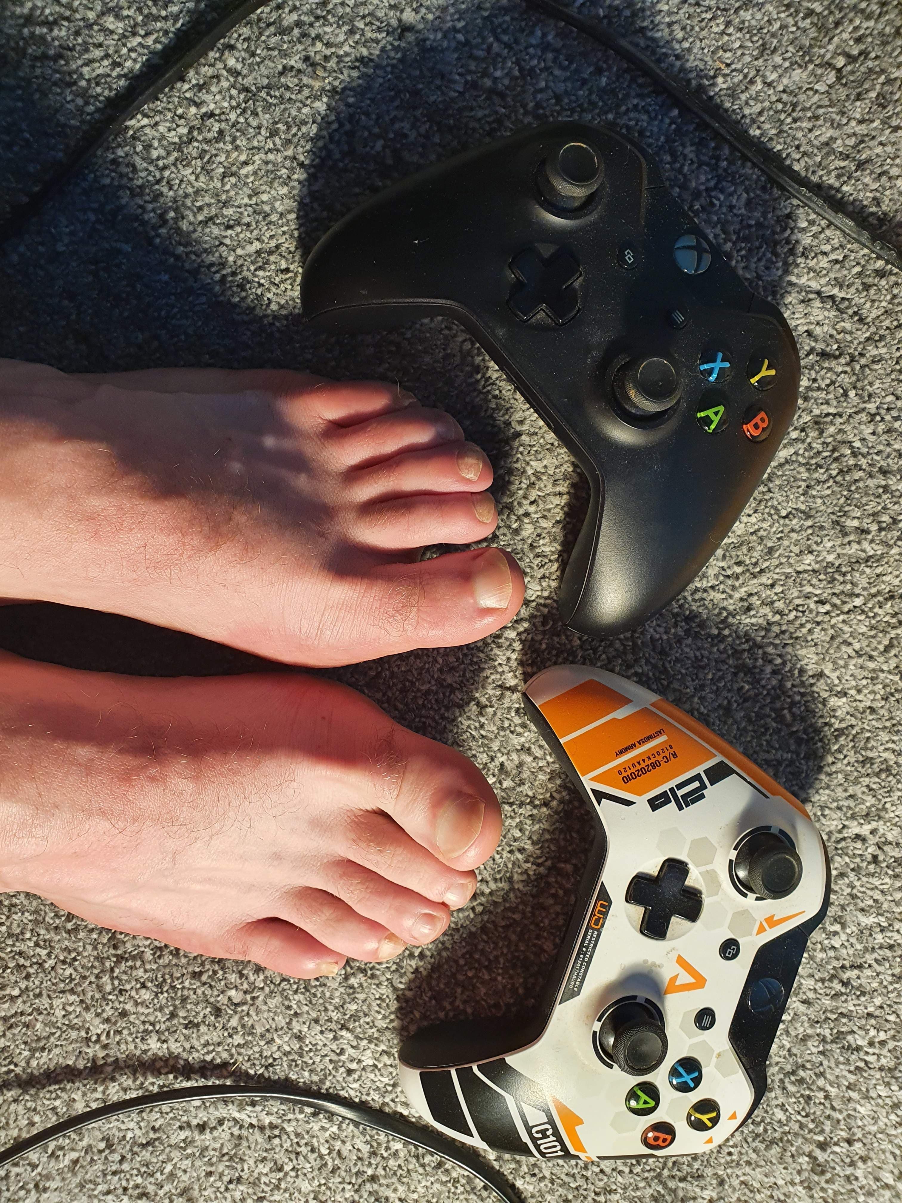Hard working feet.