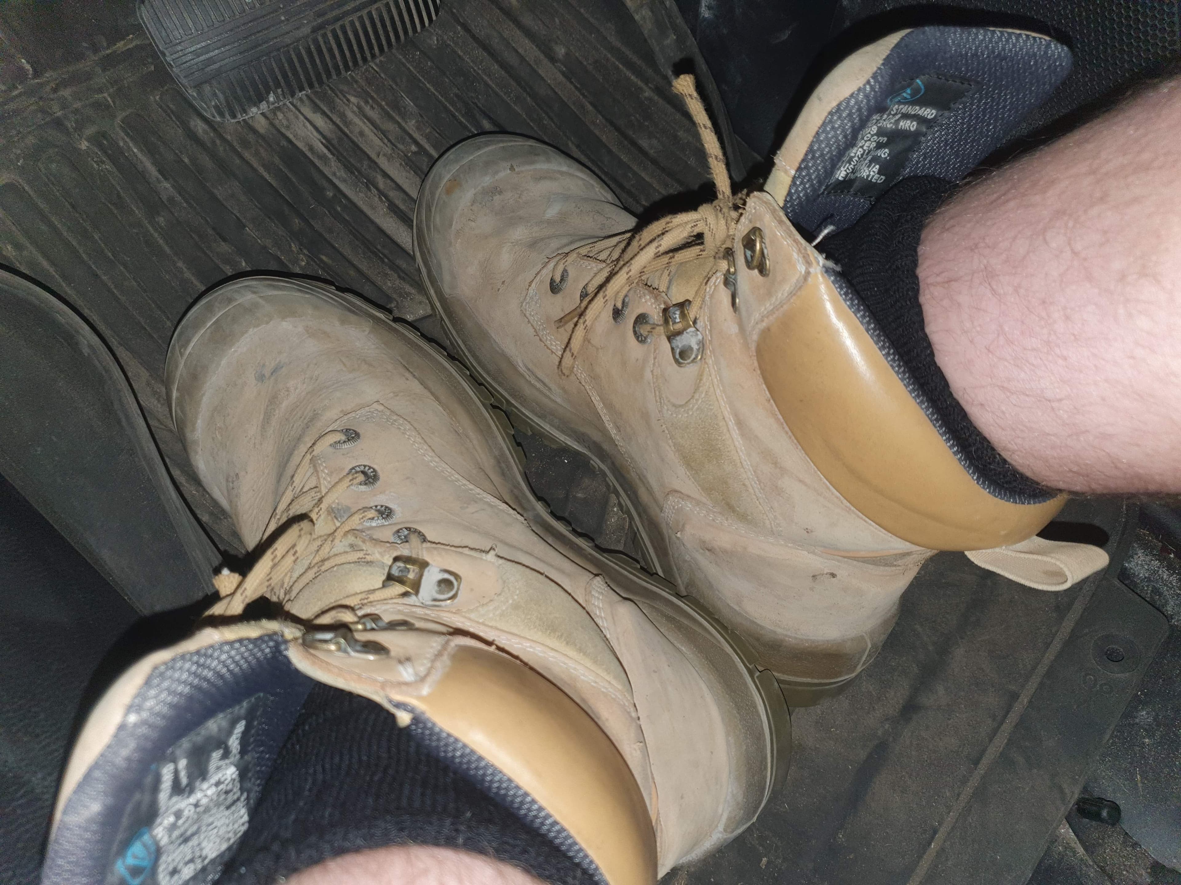 Tradie feet