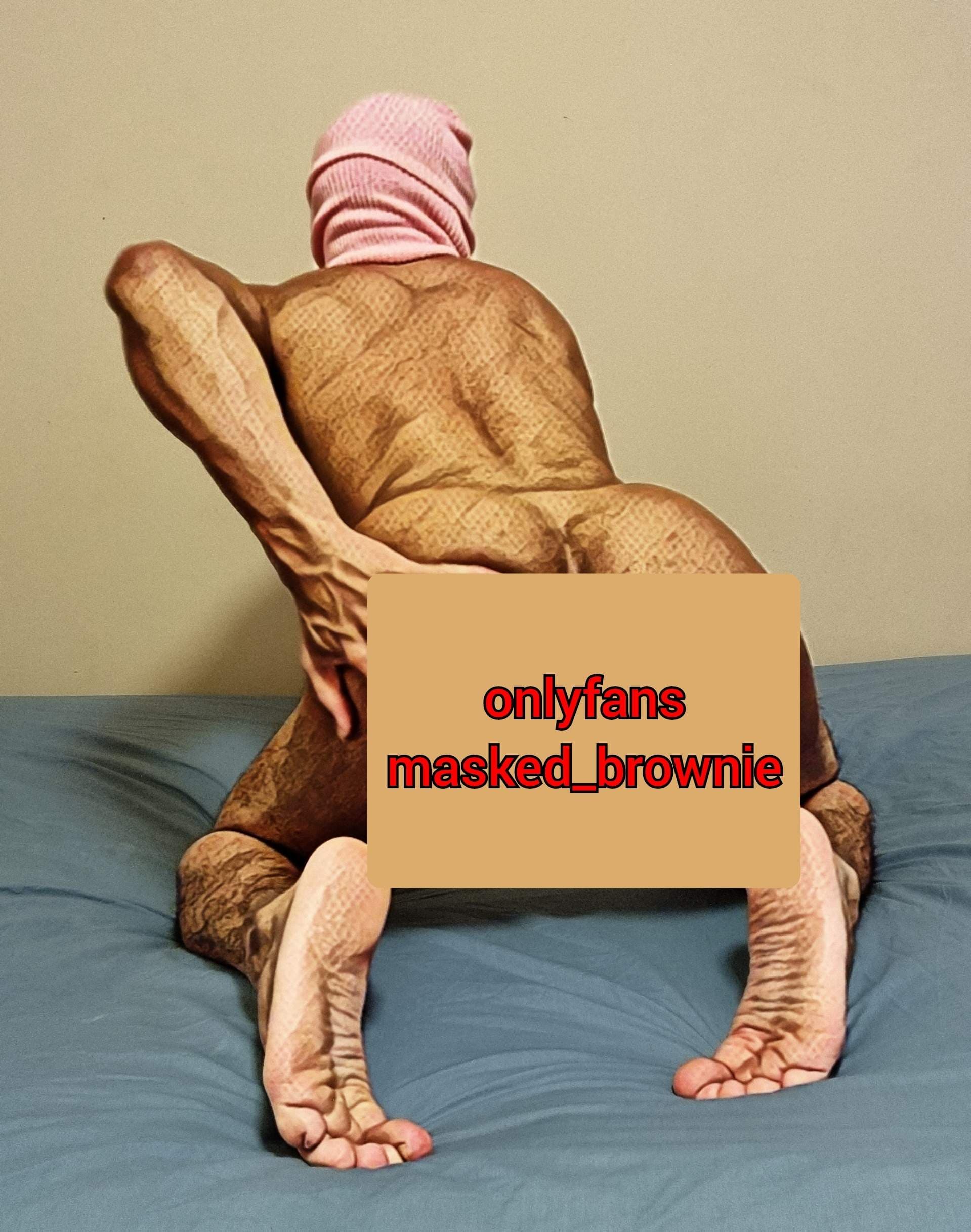 🇬🇧 Masked Brownie 🦶🏽💦😈🍑🍆