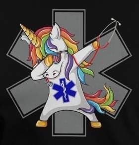 Leggy Blonde Paramedic