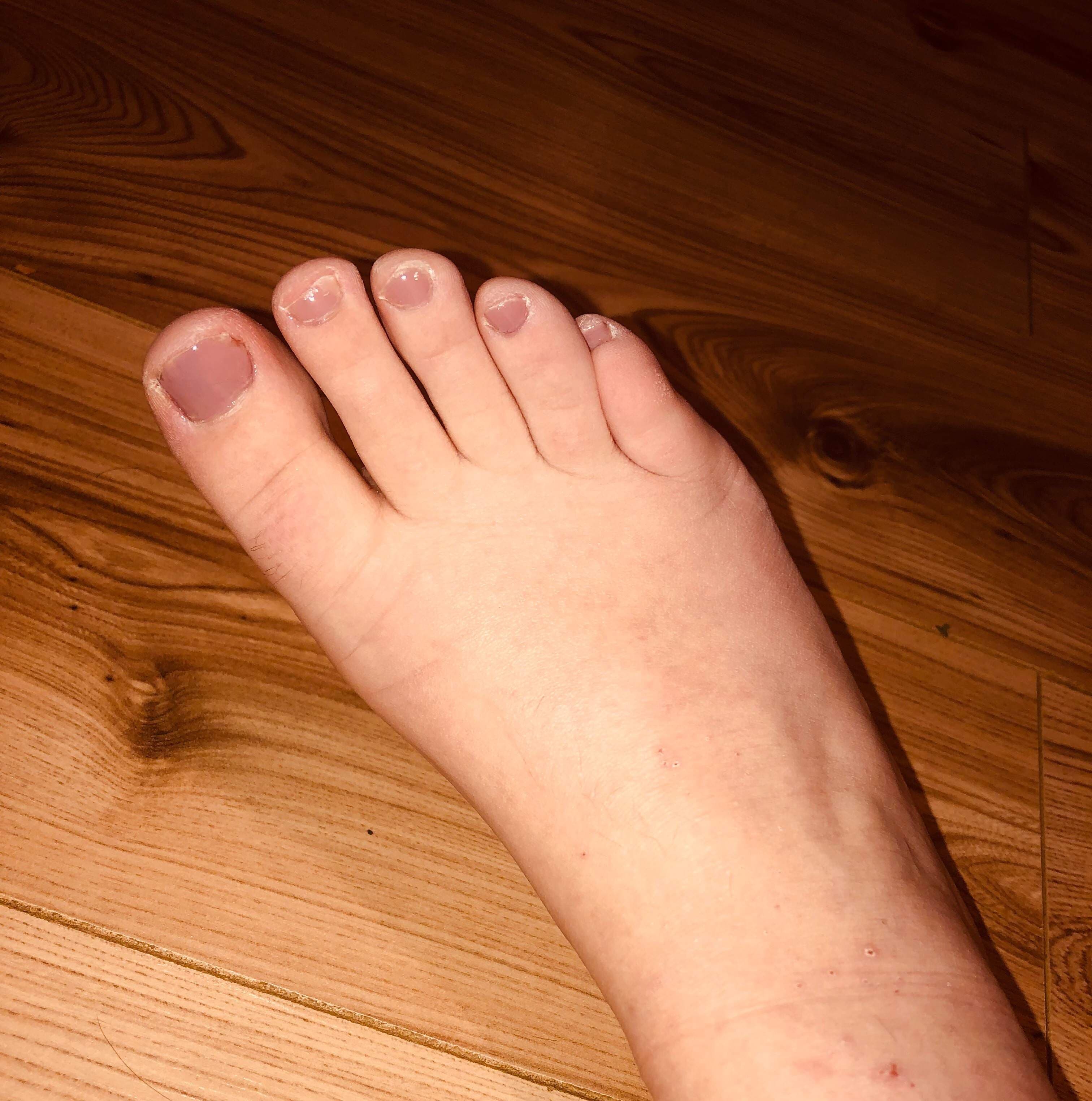 Megan’s uncensored feet
