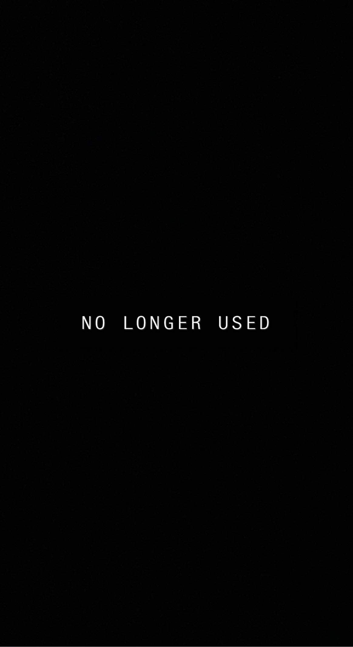 NO LONGER USED