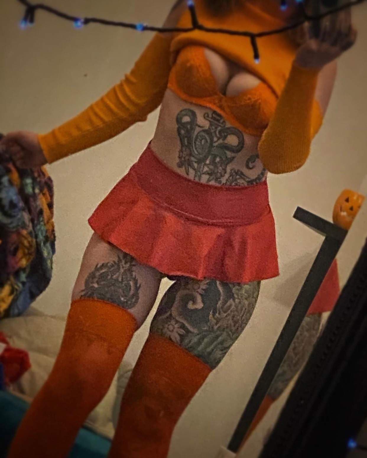The girl with the bad tattoos